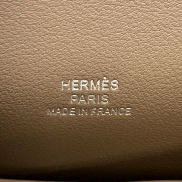 エルメス ハンドバッグ ポシェットケリー エトゥープ/シルバー金具 スイフト K刻印