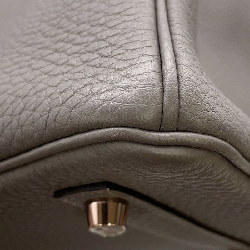 エルメス バーキン30 グリメイヤー/ピンクゴールド金具 トゴ U刻印 HERMES Birkin ハンドバッグ