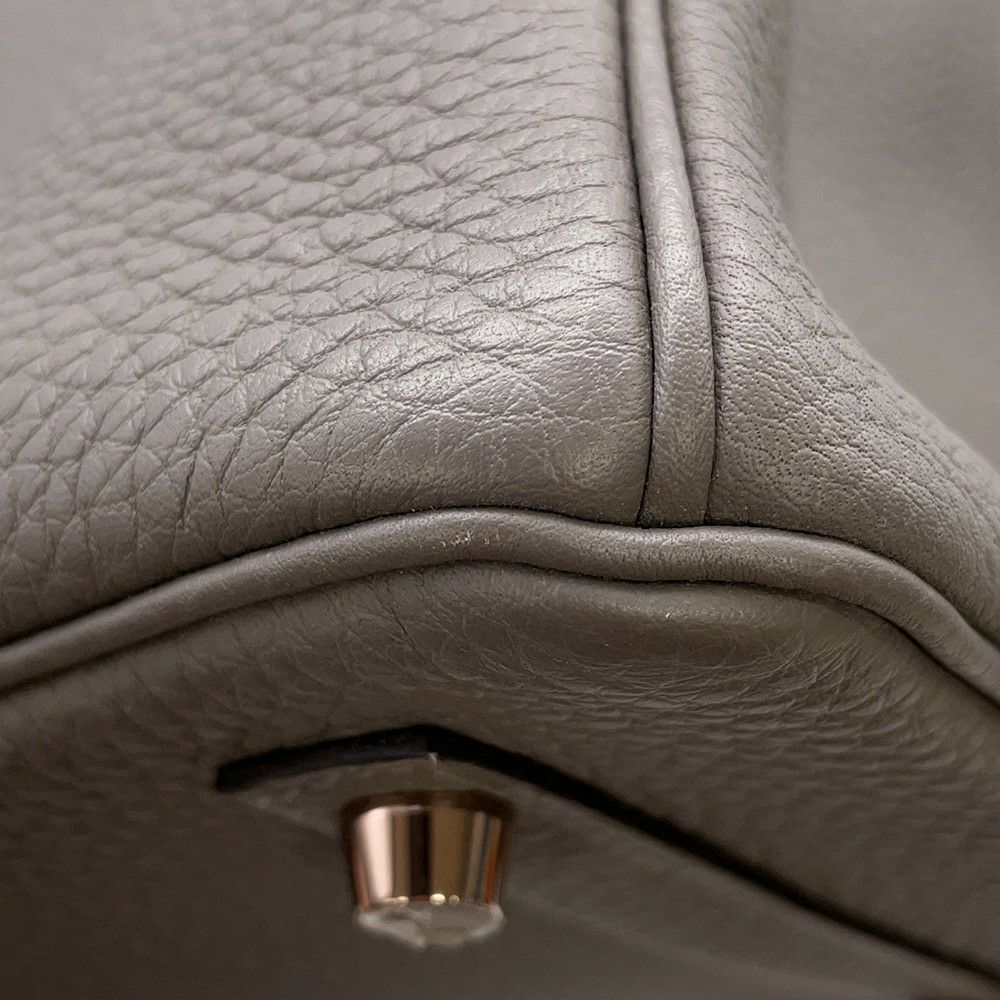 エルメス バーキン30 グリメイヤー/ピンクゴールド金具 トゴ U刻印 HERMES Birkin ハンドバッグ