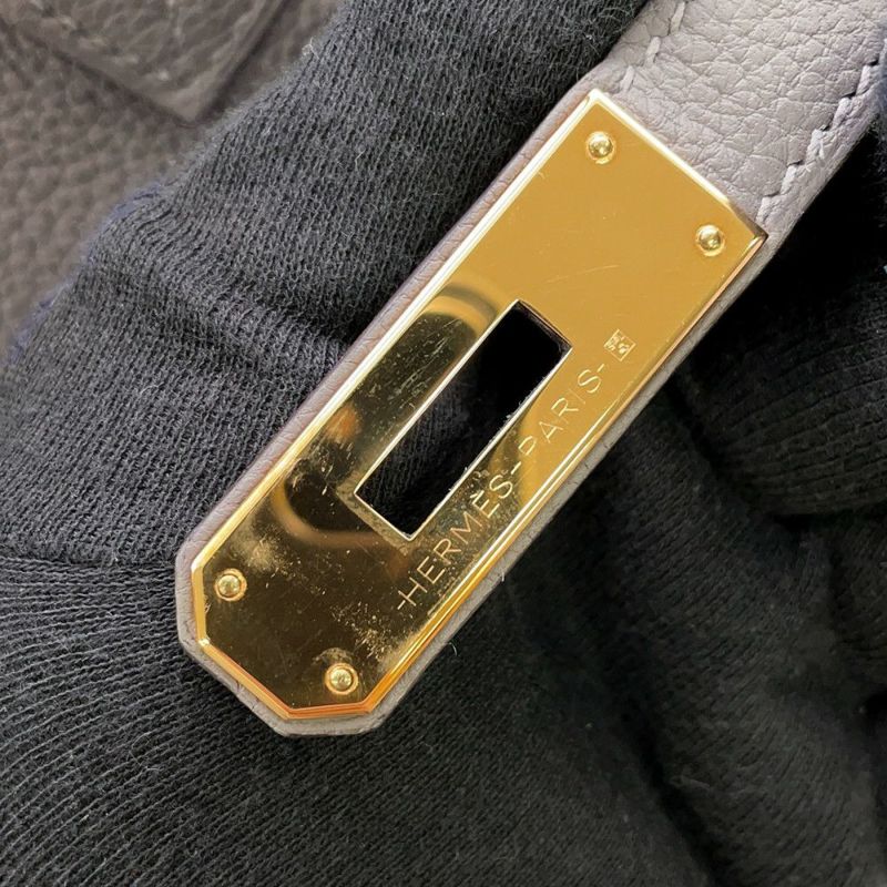 エルメス バーキン30 グリメイヤー/ピンクゴールド金具 トゴ U刻印 HERMES Birkin ハンドバッグ