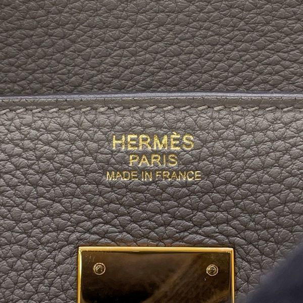 エルメス バーキン30 グリメイヤー/ピンクゴールド金具 トゴ U刻印 HERMES Birkin ハンドバッグ