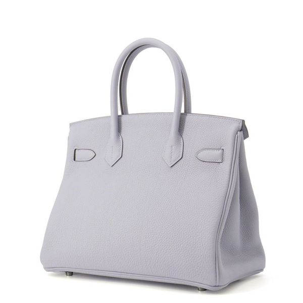 エルメス バーキン30 グリパンタン/シルバー金具 トゴ K刻印 HERMES Birkin ハンドバッグ