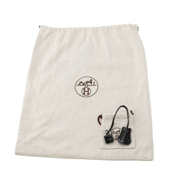 エルメス バーキン25 ブラック/シルバー金具  ニロティカスシャイン □M刻印 HERMES Birkin ハンドバッグ 黒