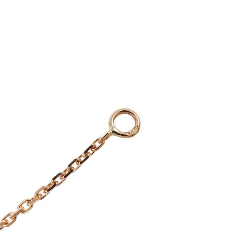 ヴァンクリ ネックレス ヴィンテージ アルハンブラ ペンダント ダイヤモンド 12P 計0.48ct K18PGピンクゴールド VCARP2R300