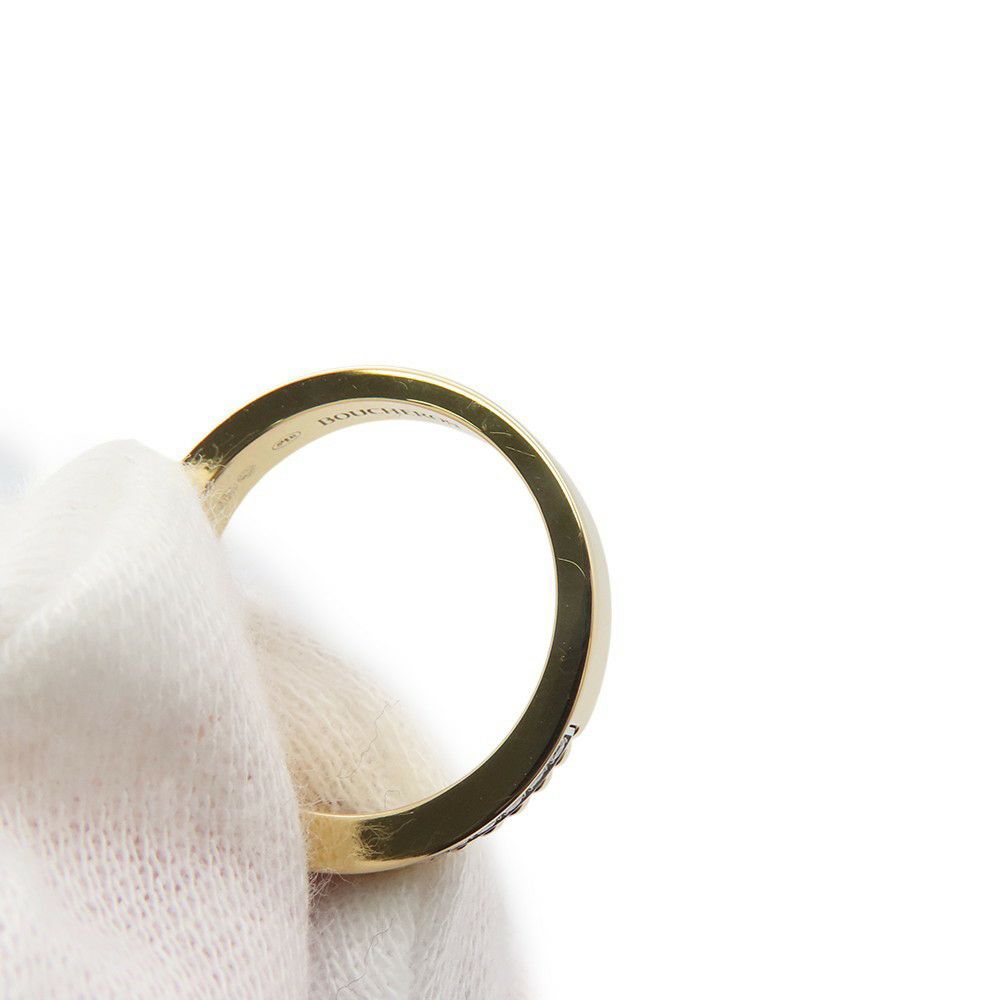 ブシュロン リング キャトル ラディアント ソリテール ダイヤ リング K18YG/K18WG リングサイズ52 JSL00084