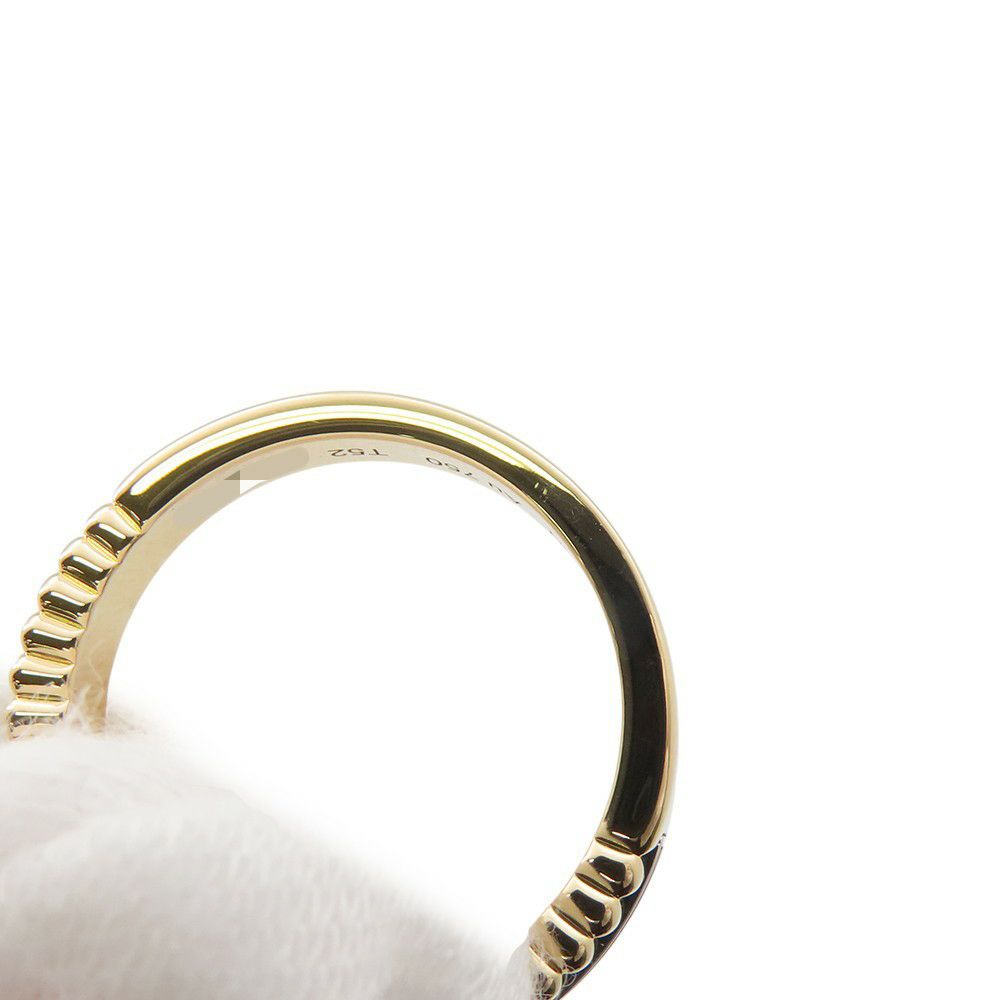 ブシュロン リング キャトル ラディアント ソリテール ダイヤ リング K18YG/K18WG リングサイズ52 JSL00084