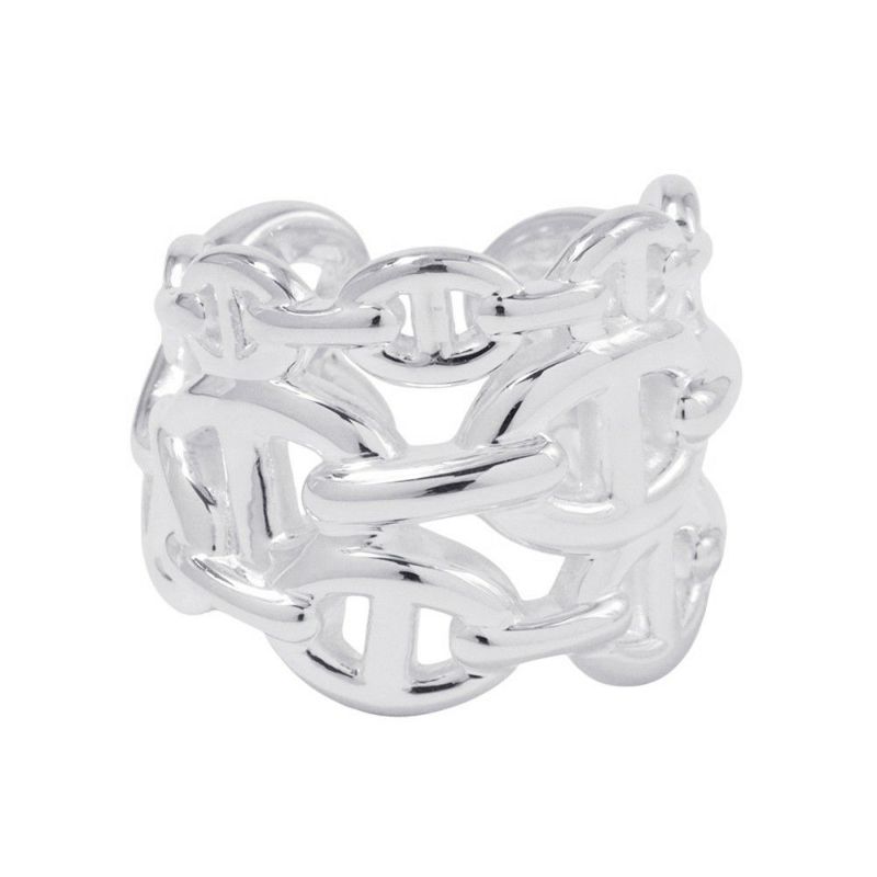 エルメス リング シェーヌダンクル アンシェネGM Enchainee SV925シルバー リングサイズ53 HERMES 指輪