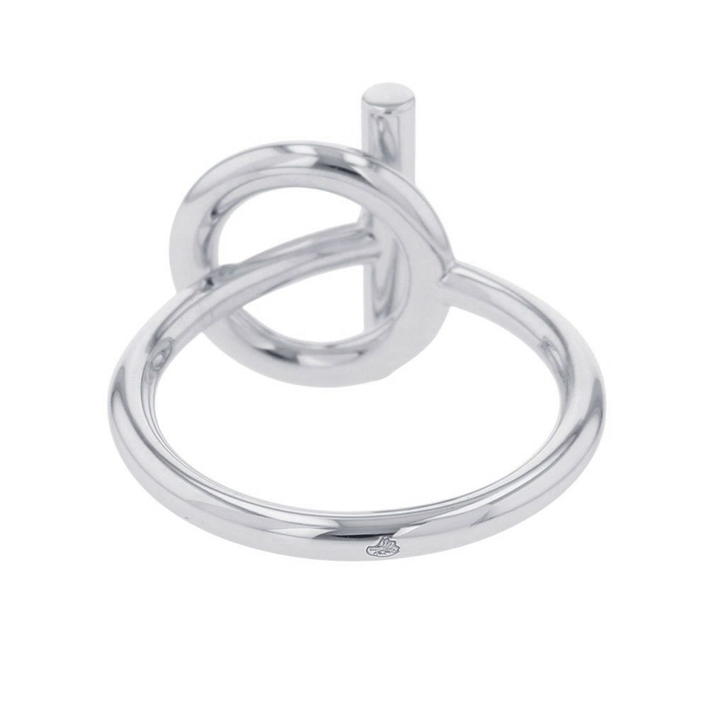 エルメス リング エシャペPM ダイヤモンド 10P 計0.07ct K18WGホワイトゴールド リングサイズ52 HERMES 指輪