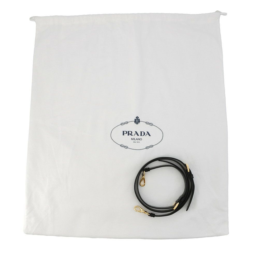 プラダ トートバッグ ボニー ラージ カーフレザー 1BA433 PRADA 2way 黒