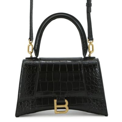 バレンシアガ ハンドバッグ アワーグラスHourglass スモール S レザー