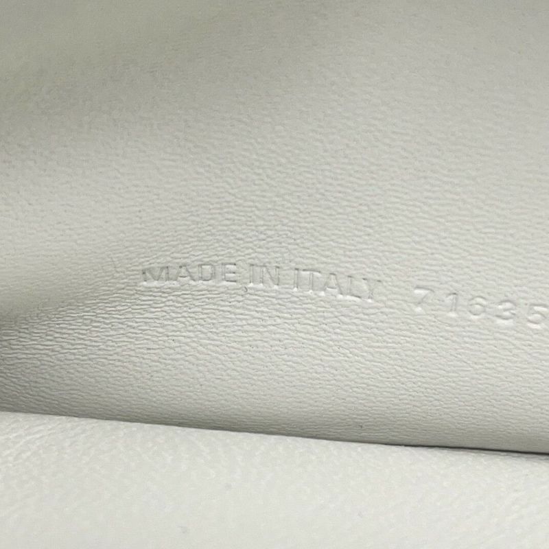 バレンシアガ チェーンショルダーバッグ クラッシュ Crush スモール レザー 716351 BALENCIAGA 白