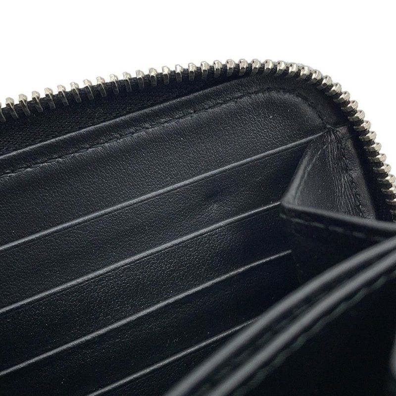 プラダ 長財布 ブラッシュドレザー ラウンドファスナー 2ML317 PRADA メンズ 黒