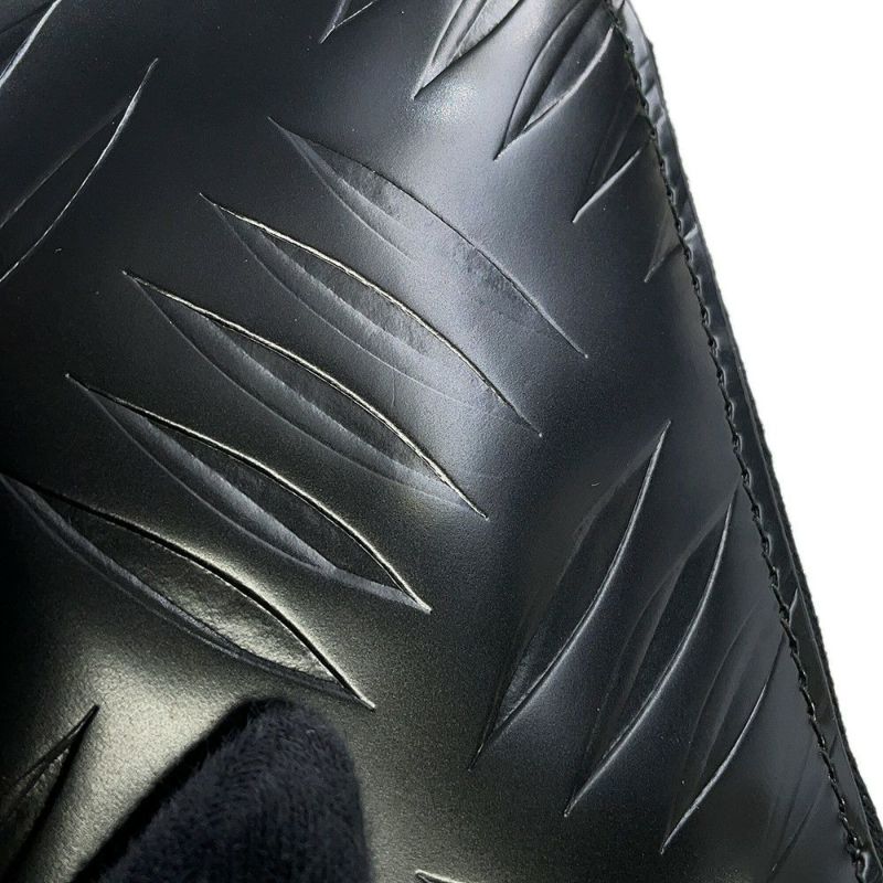 プラダ 長財布 ブラッシュドレザー ラウンドファスナー 2ML317 PRADA メンズ 黒