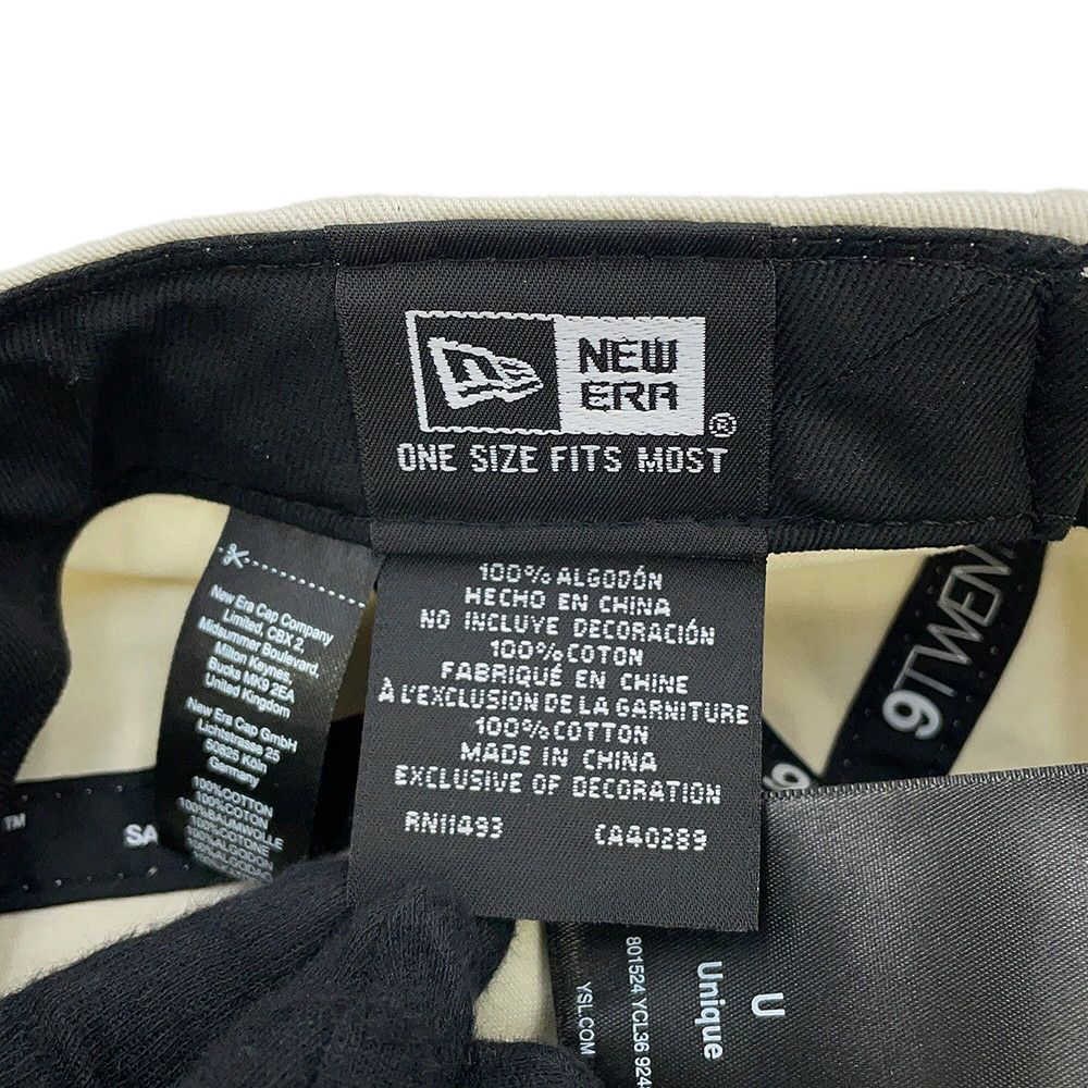 サンローランパリ キャップ NEW ERA ニューエラコラボ ロゴ コットン 801524 SAINT LAURENT PARIS