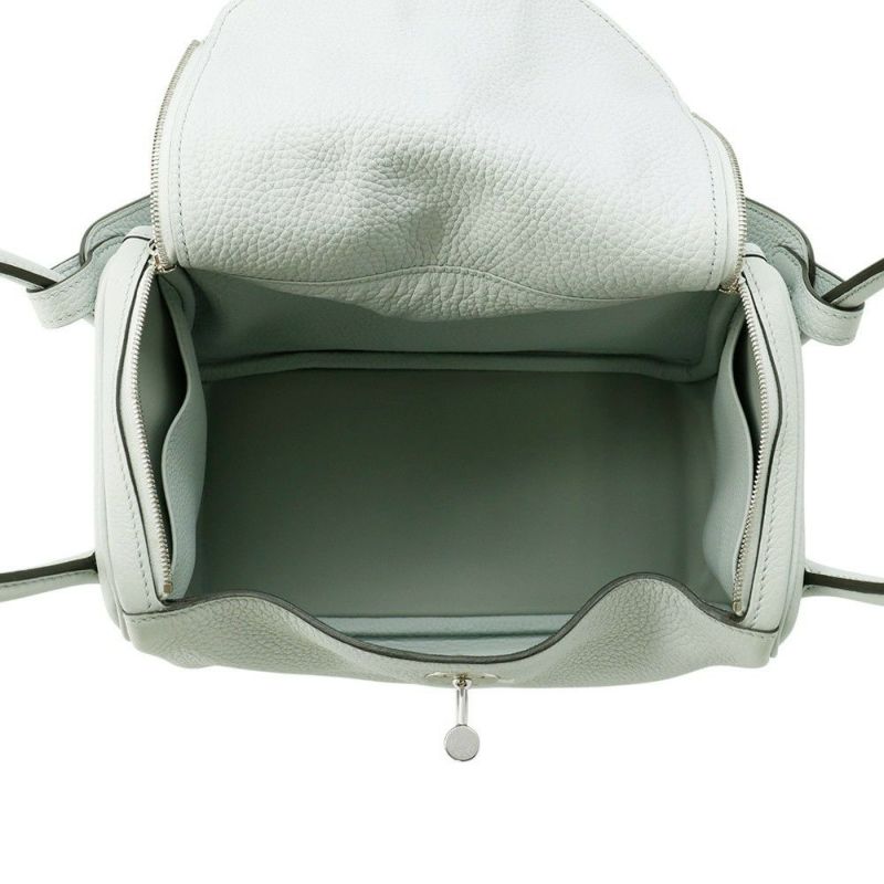 エルメス ハンドバッグ リンディ26 ブルーペール/シルバー金具 トリヨンクレマンス D刻印 2wayショルダー