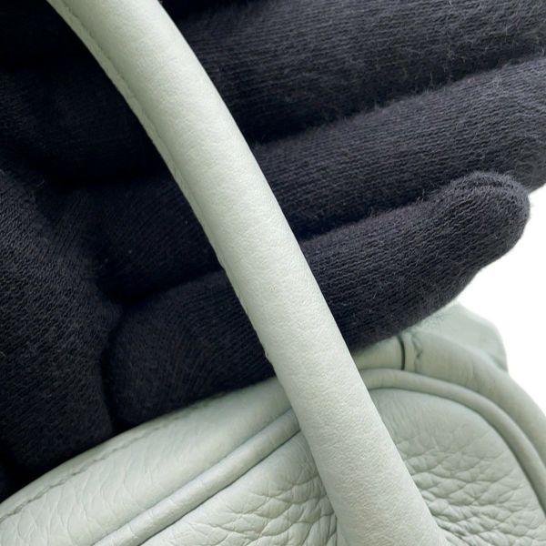 エルメス ハンドバッグ リンディ26 ブルーペール/シルバー金具 トリヨンクレマンス D刻印 2wayショルダー