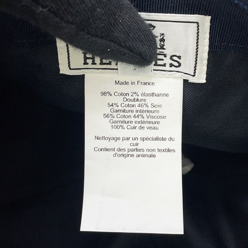 エルメス キャップ ライリー・デュオ コーデュロイ サイズ58 HERMES キャスケット  帽子 メンズ