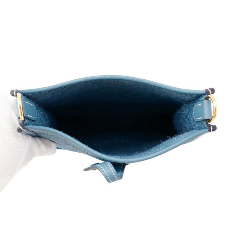 エルメス エブリンTPM 111cm アマゾン ニューブルージーン/ゴールド金具 トリヨンクレマンス B刻印