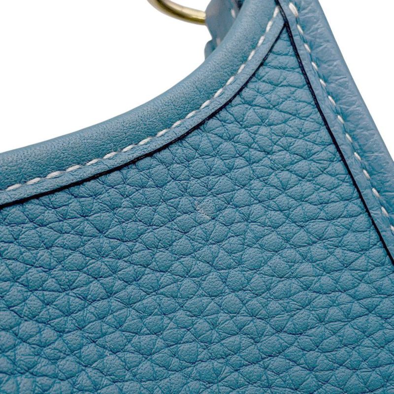 エルメス エブリンTPM 111cm アマゾン ニューブルージーン/ゴールド金具 トリヨンクレマンス B刻印