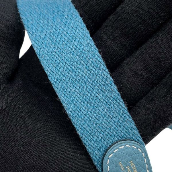 エルメス エブリンTPM 111cm アマゾン ニューブルージーン/ゴールド金具 トリヨンクレマンス B刻印