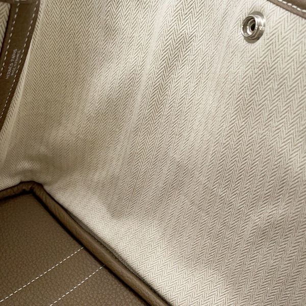 エルメス トートバッグ ガーデンパーティTPM エトゥープ/シルバー金具 ネゴンダ D刻印