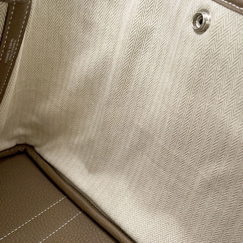 エルメス トートバッグ ガーデンパーティTPM エトゥープ/シルバー金具 ネゴンダ D刻印