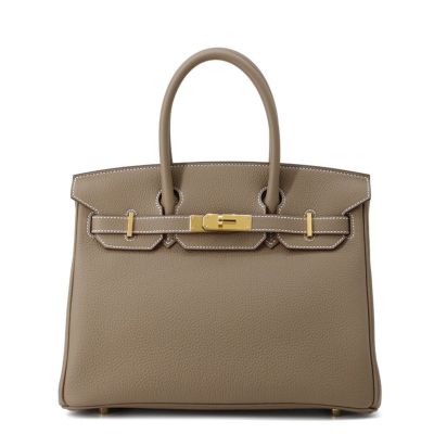 エルメス バーキン30 ゴールド/シルバー金具 トゴ C刻印 HERMES Birkin