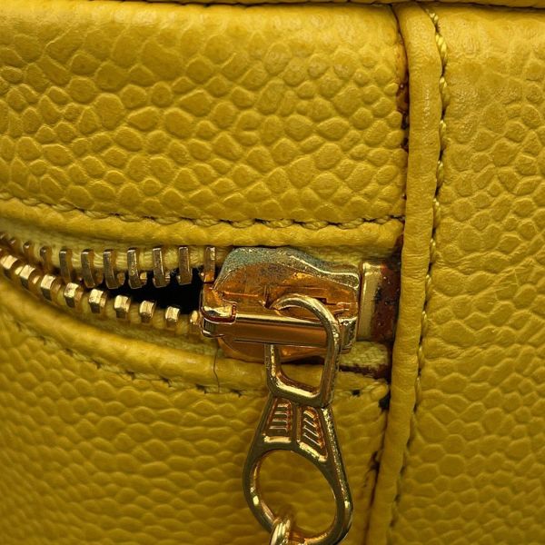 シャネル ショルダーバッグ ココマーク トップハンドル バニティバッグ キャビアスキン A07060 CHANEL