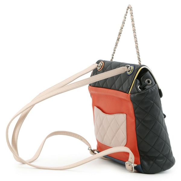 シャネル リュック マトラッセ ココマーク ラムスキン CHANEL バッグ バックパック 黒