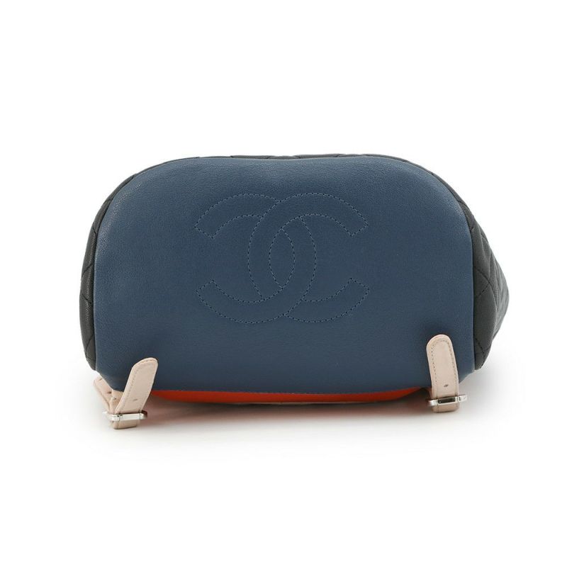 シャネル リュック マトラッセ ココマーク ラムスキン CHANEL バッグ バックパック 黒