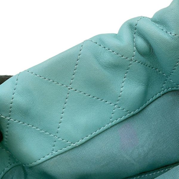 シャネル チェーンショルダーバッグ ココマーク マトラッセ ドローストリング ラムスキン CHANEL 2way