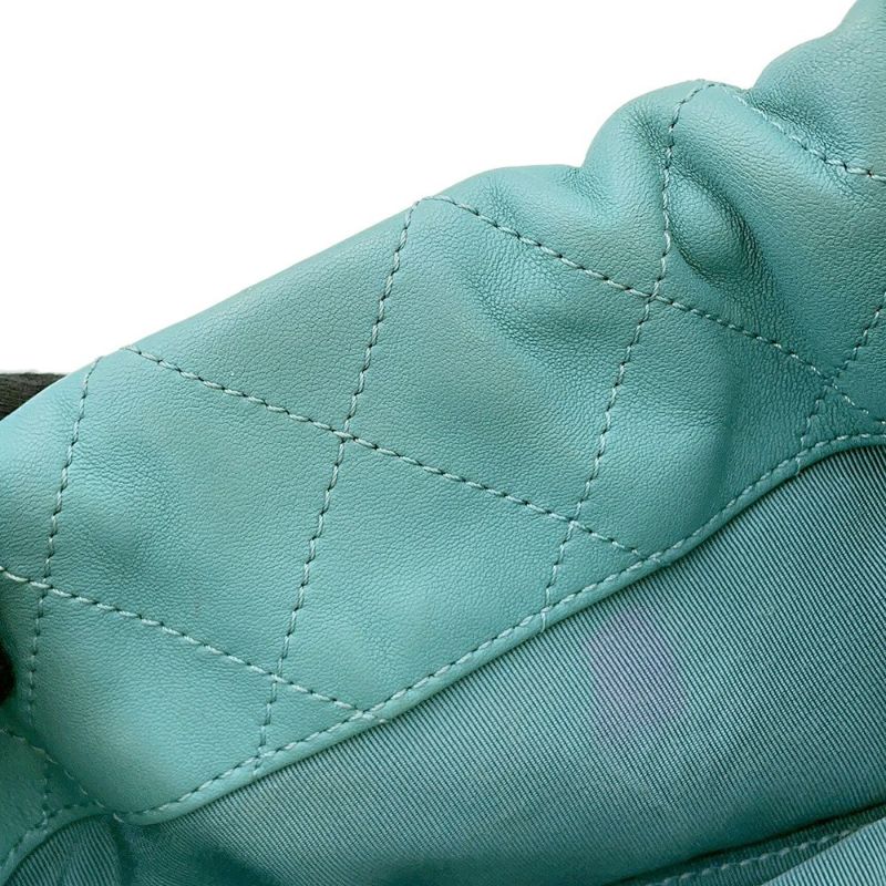 シャネル チェーンショルダーバッグ ココマーク マトラッセ ドローストリング ラムスキン CHANEL 2way