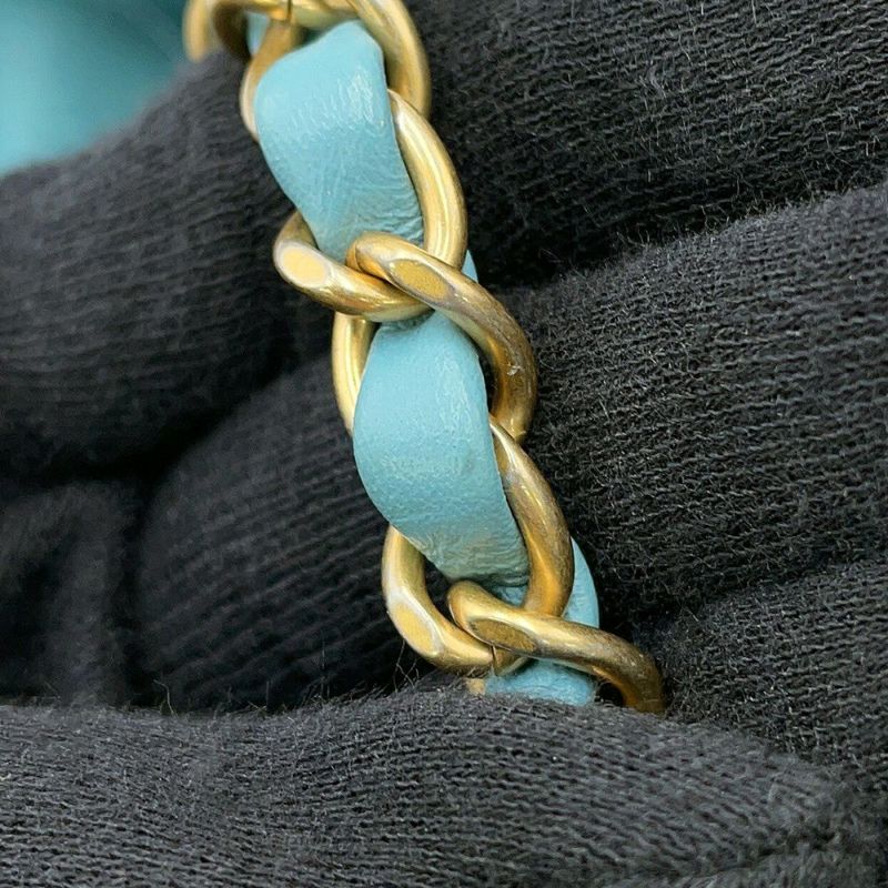 シャネル チェーンショルダーバッグ ココマーク マトラッセ ドローストリング ラムスキン CHANEL 2way