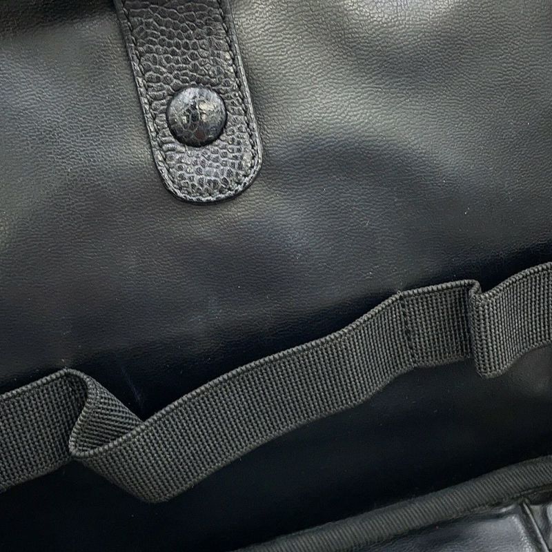 シャネル ハンドバッグ ココマーク バニティバッグ キャビアスキン A07061 CHANEL 2way 黒