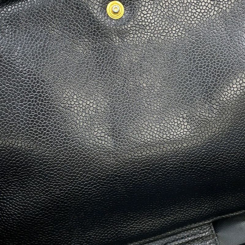 シャネル ハンドバッグ ココマーク バニティバッグ キャビアスキン A07061 CHANEL 2way 黒