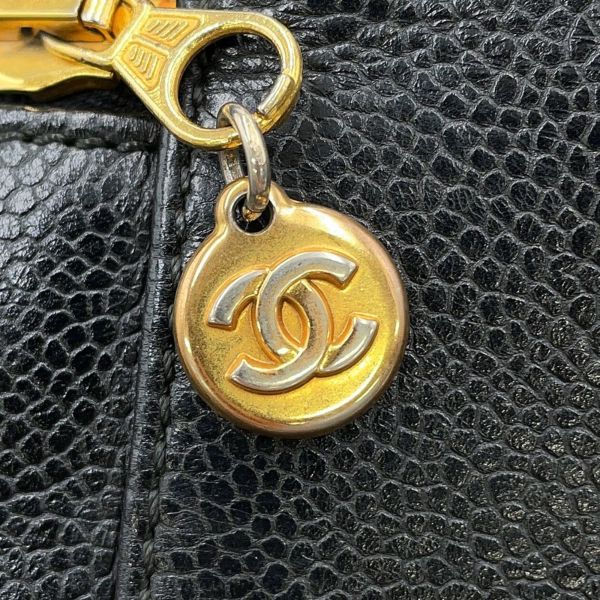 シャネル ハンドバッグ ココマーク バニティバッグ キャビアスキン A07061 CHANEL 2way 黒