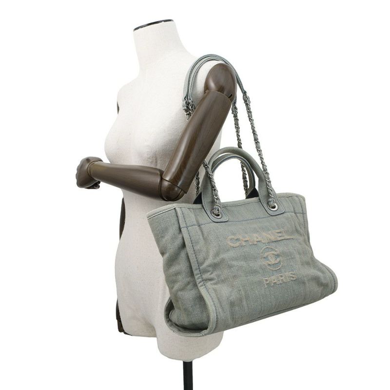 シャネル トートバッグ ドーヴィル ココマーク スモール ショッピングバッグ AS3257 CHANEL 2way