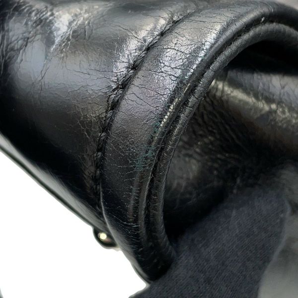 シャネル トートバッグ ドーヴィル ココマーク ラージ レザー CHANEL 2way 黒