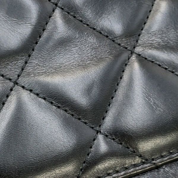 シャネル トートバッグ ドーヴィル ココマーク ラージ レザー CHANEL 2way 黒