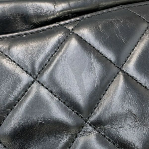 シャネル トートバッグ ドーヴィル ココマーク ラージ レザー CHANEL 2way 黒