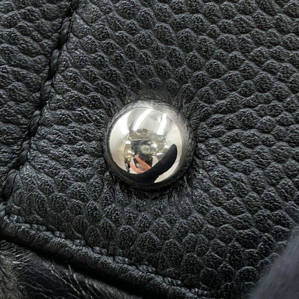 シャネル トートバッグ ドーヴィル ココマーク ラージ レザー CHANEL 2way 黒