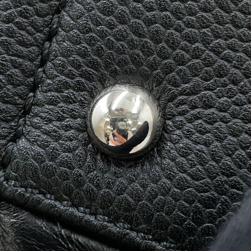 シャネル トートバッグ ドーヴィル ココマーク ラージ レザー CHANEL 2way 黒