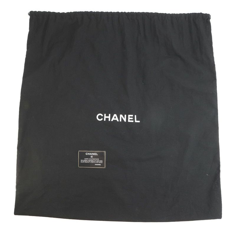 シャネル トートバッグ ドーヴィル ココマーク ラージ レザー CHANEL 2way 黒