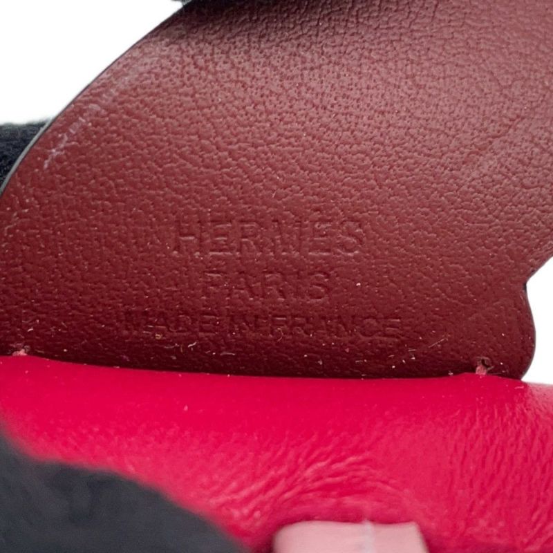 エルメス バッグチャーム ロデオPM ペガサス フランボワーズ/ローズサクラ/ルージュセリエ ラムスキン B刻印