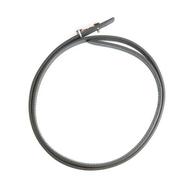 エルメス べルト バブル バックル セサミ/ヴェールシプレ/シルバー金具 スイフト/エプソン B刻印 サイズ75 リバーシブル