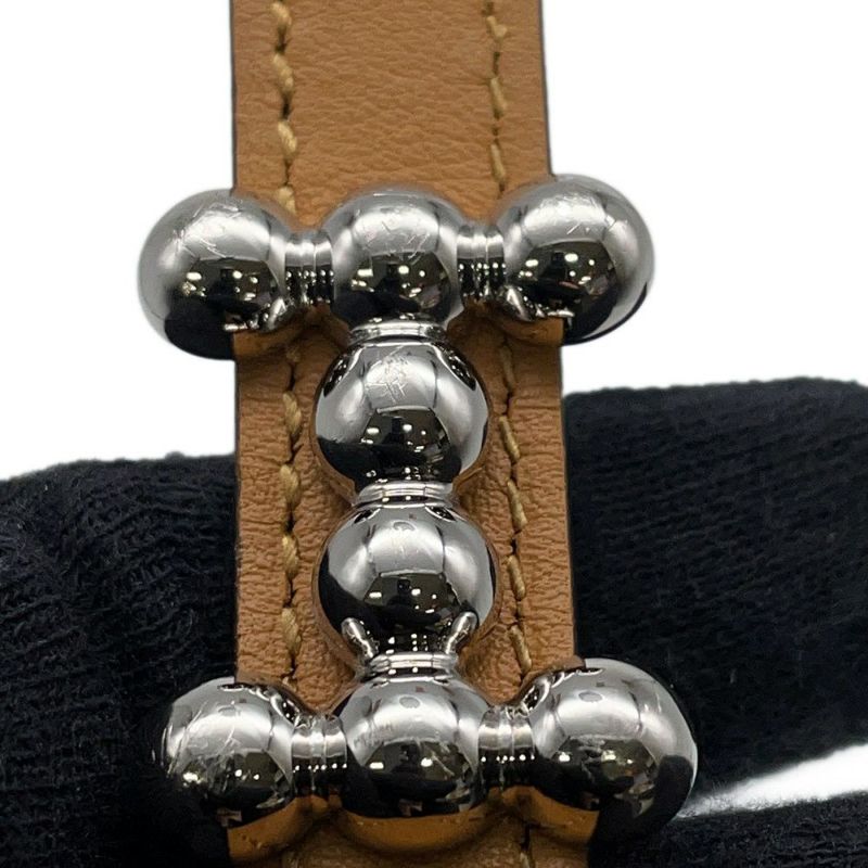 エルメス べルト バブル バックル セサミ/ヴェールシプレ/シルバー金具 スイフト/エプソン B刻印 サイズ75 リバーシブル