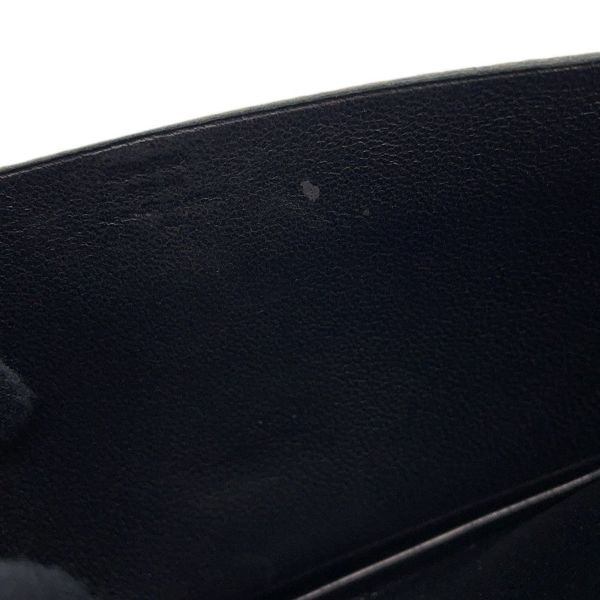 エルメス 長財布 ベアンスフレ ブラック/シルバー金具 リザード □L刻印 HERMES 財布 黒