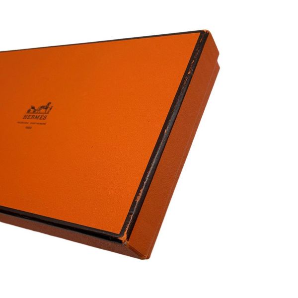 エルメス 長財布 ベアンスフレ ブラック/シルバー金具 リザード □L刻印 HERMES 財布 黒