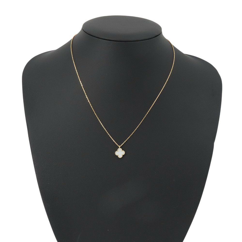 ヴァンクリーフ&アーペル ネックレス スウィート アルハンブラ ペンダント マザーオブパール K18YGイエローゴールド VCARF69100