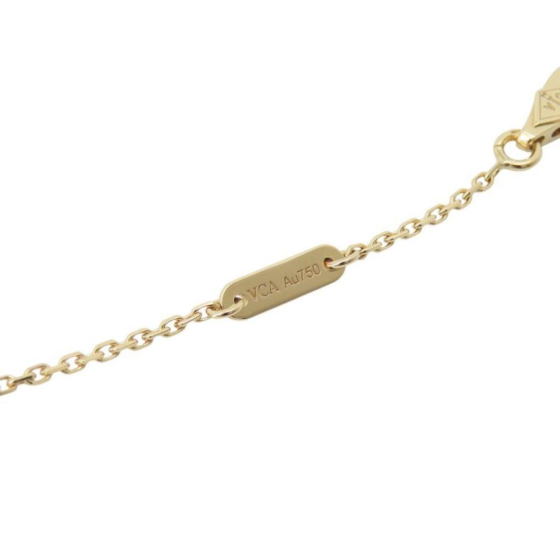 ヴァンクリーフ&アーペル ネックレス スウィート アルハンブラ ペンダント マザーオブパール K18YGイエローゴールド VCARF69100